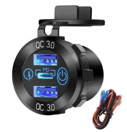 ladowarka-do-samochodu-motocykla-lodzi-2x-usb-usb-c-fastcharge-qc3-0-30w-pd