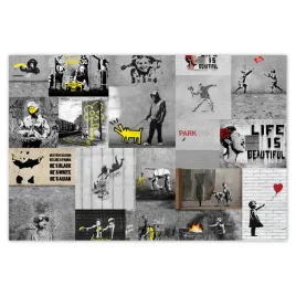 naklejki-60x40-banksy-megamiks-kolaz