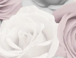 tapeta-dekoracyjna-duze-kwiaty-roze-papierowa