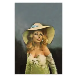 naklejki-40x60-brigitte-bardot-kapelusz