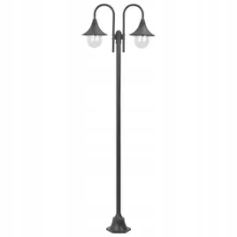 vidaxl-latarnia-ogrodowa-2-punktowa-220-cm-aluminium-e27-brazowa