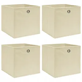vidaxl-pudelka-4-szt-kremowe-32x32x32-cm-tkanina