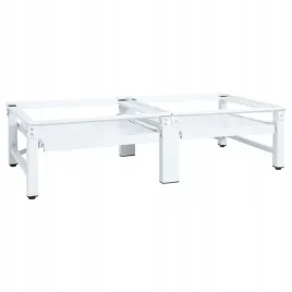 vidaxl-podest-pod-pralke-i-suszarke-z-wysuwanymi-polkami-bialy