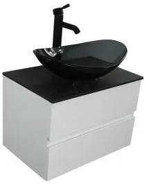 biala-lakierowana-szafka-60-cm-pod-umywalke-blat-hpl-slim-czarny-marmur