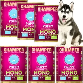 karma-mokra-dla-psa-szczeniat-monobialkowa-champer-puppy-jagniecina-6x400g