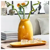 ikea-kopparbjork-wazon-jaskrawozolty-21-cm-srednica-15-cm