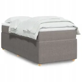 vidaxl-lozko-kontynentalne-z-materacem-taupe-tkanina-90x200-cm