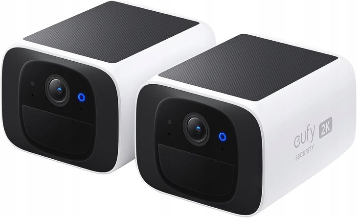 ﻿Kamera zewnętrzna Eufy Solocam S220 2K 2-Pack