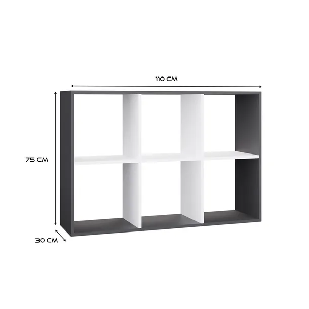 regal-malax-2x3-antracyt-bialy