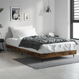 vidaxl-lozko-bez-materaca-przydymiony-dab-100x200-cm