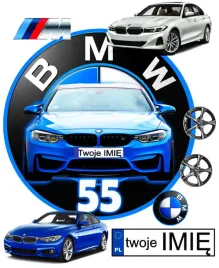 oplatek-na-tort-logo-bmw-z-frontem-auta-twoje-imie-7-elementow-na-bok