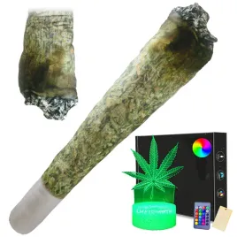 prezent-na-urodziny-poduszka-joint-lampka-3d-led-ganja-thc-cbd