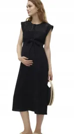mamalicious-mljuana-lia-cap-dress-skjortekjole-l