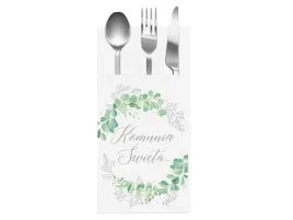 kieszonki-na-sztucce-komunijne-z-eukaliptusem-16-szt