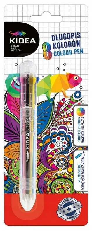 dlugopis-8-kolorow-kidea