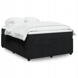 vidaxl-lozko-kontynentalne-z-materacem-czarne-160x200-cm-aksamit