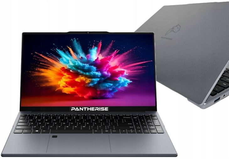 Laptop PANTHERISE 15.6 FHD INTEL 16/512GB SSD CZYTNIK LINII W11 PRO KOMUNIA