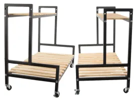 regal-na-kwiaty-na-kokach-dwupoziomowy-polka-na-kolkach-taras