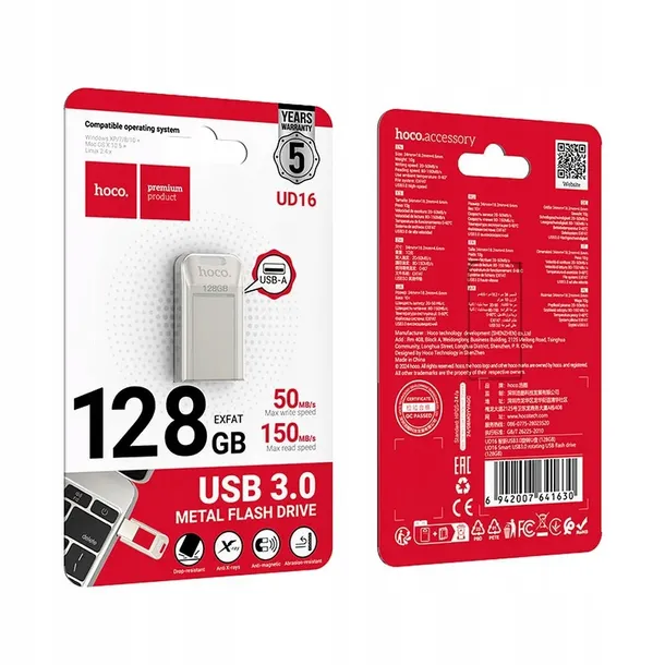 hoco-pendrive-usb-a-ud16-128gb-usb3-0-pojemnosc-128-gb