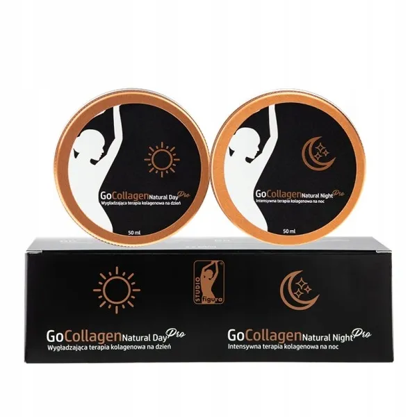 Kremy kolagenowe GO COLLAGEN NOC/DZIEŃ terapia kolagenowa 2x50 ml