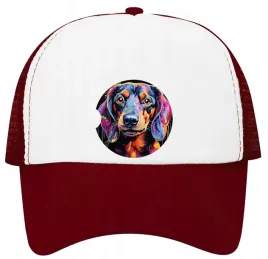 czapka-z-daszkiem-z-siatka-regulowana-dachshund-jamnik-2-prezent-one-size