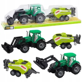 traktor-z-ladowaczem-i-prasa-rolnicza-zestaw-48cm-ruchoma-lyzka-zielony
