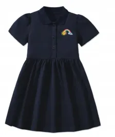 bawelniana-sukienka-dziecieca-polo-granatowa-blue-nadruk-tecza-116-122