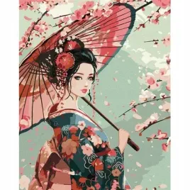 malowanie-po-numerach-dama-w-kimonie-40x50cm