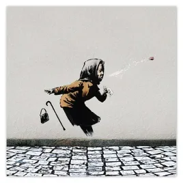 naklejki-50x50-banksy-babcia-achoo-kicha