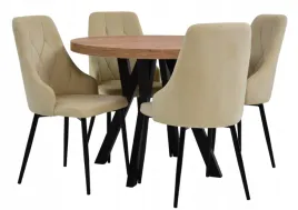 stol-okragly-rozkladany-100x100-200cm-4-krzesla-fotelowe-bez-kolory