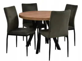 stol-okragly-100x100-200cm-4-krzesla-tapicerowane-zestaw-do-salonu-jadalni