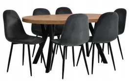 stol-okragly-rozkladany-100x100-200-cm-6-krzesel-welur-szary