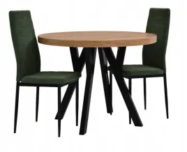 stol-okragly-100x100-200cm-2-krzesla-tapicerowane-sztruks-kolory