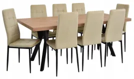 stol-rozkladany-90x90-190cm-8-krzesel-tapicerowanych-welur-bezowy