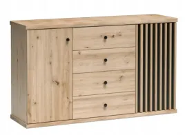 komoda-142-cm-polki-szuflady-dab-artisan-lamele