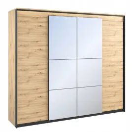 szafa-czterodrzwiowa-uchylna-loft-250-cm-dab-arisan-czarny