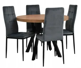 stol-rozkladany-100x100-200-cm-4-krzesla-tapicerowane-do-salonu-jadalni