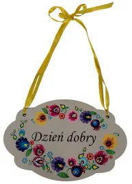 tabliczka-lowicka-zawieszka-dzien-dobry
