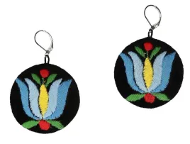 kolczyki-haftowane-ze-wzorem-kaszubskim-z-tulipanem