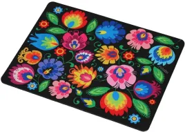 podkladka-pod-mysz-haft-lowicki-czarne-kwiaty