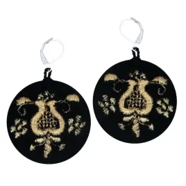 kolczyki-haftowane-ze-wzorem-kaszubskim-zlotnica