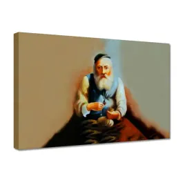 obrazy-30x20-zyd-liczacy-pieniadze