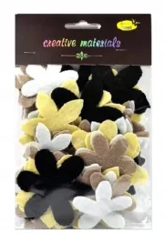 kwiatki-z-filcu-tonacja-czarno-szara-60szt