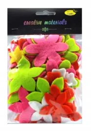 kwiatki-z-filcu-kolory-wiesenne-60szt