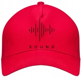czapka-z-daszkiem-regulowana-5-panelowa-nadruk-sound-one-size