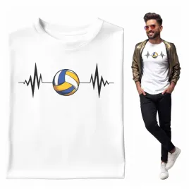 na-prezent-koszulka-meska-siatkowka-heartbeat-puls-linia-zycia-gra-sport