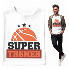 na-prezent-koszulka-meska-super-trener-koszykowka-gwiazdy-motyw