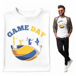 na-prezent-koszulka-meska-game-day-volleyball-dzien-meczu-siatkowka