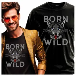koszulka-meska-z-nadrukiem-born-to-be-wild-wilk-dziki-natura-niezaleznosc