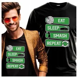 koszulka-meska-z-nadrukiem-eat-sleep-smash-repeat-badminton-sportowy